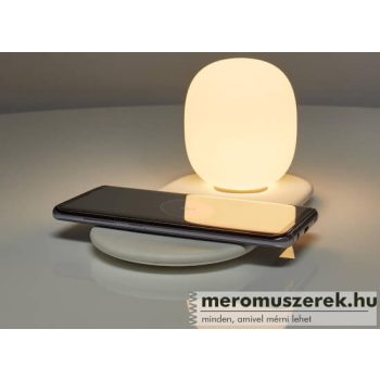   Vezeték Nélküli Qi Töltő LED-es éjszakai világítással