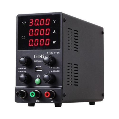 GETI GLPS6005H labortápegység 0-60V / 0-5A