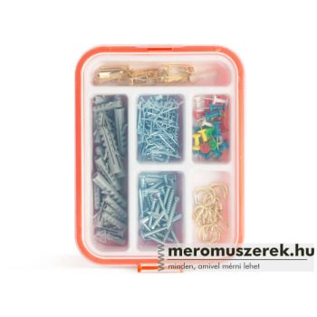 Háztartási barkács készlet - tipli, szeg, kampó