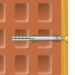 Tipli + csavar - 10 x 80 mm - 10 db / csomag