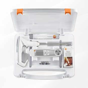   Testo 0563 0102 Sütőolaj-hőmérséklet és Élelmiszer-biztonsági Szett BT – Bluetooth TPM olajteszter és kombinált infra/beszúró hőmérő HACCP táskával
