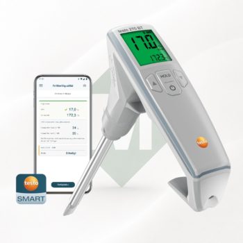   Testo 270 BT Digitális Sütőolaj-ellenőrző és TPM Mérőműszer – Bluetooth-os olajminőség teszter HACCP tanúsítvánnyal (0563 2770)