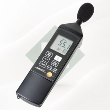   Testo 815 Digitális Zajszintmérő Műszer – Kalibrálható akusztikus fonométer A/C jelleggörbével és szélvédővel (0563 8155)