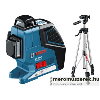   Bosch GLL 3-80 P Professional vonallézer + BT 150 állvánnyal