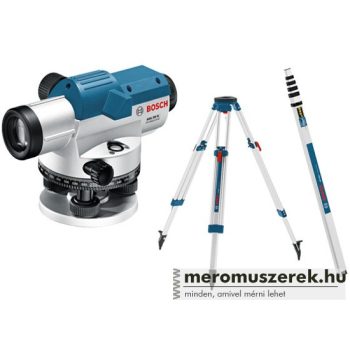   Bosch GOL 26 D optikai szintező + BT 160 állvány + GR 500 mérőléc