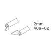 ZD-409 SMD forrasztócsipeszhez 1 pár 2 mm-es pákahegy
