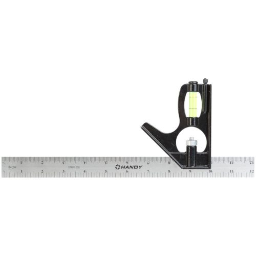 Handy fém kombinált szögmérő vonalzó 305 mm