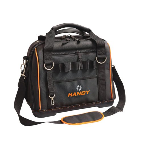 Handy professzionális poliészter merev talpú szerszámostáska 47 rekeszes 42 x 24 x 33 cm