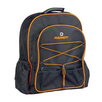   Handy multifunkciós szerszámos hátizsák, 600D poliészter, 15 kg teherbírás, 34,5 x 43 x 14 cm