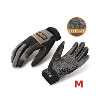 Munkavédelmi kesztyű tépőzárral M-es