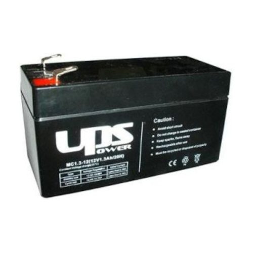 UPS 12V, 1.3Ah, zselés, ólom akkumulátor, gondozásmentes