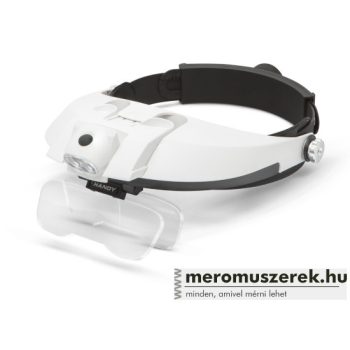 Fejpántos nagyító LED világítással, dupla lencsével