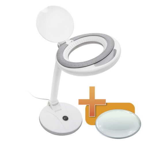 Asztali LED lámpa 3 dioptriás nagyítással