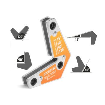 Hegesztőmágnes - 15° - 60° - 90° - 120° - 9 kg 