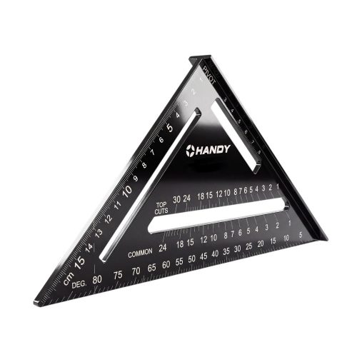 Handy fém asztalos-ácsderékszög és szögmérő 185 mm