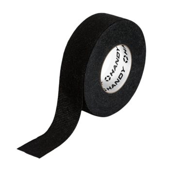   Öntapadós textil szalag - kábelkorbácsokhoz - 15m x 19mm x 0,3mm - fekete