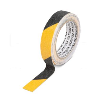   Ragasztószalag - csúszásmentes - 5 m x 25 mm - sárga / fekete 