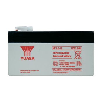   YUASA 12V, 1.2Ah, zselés, ólom akkumulátor, gondozásmentes