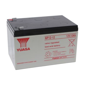   YUASA 12V, 12Ah, zselés, savas ólom akkumulátor, gondozásmentes