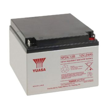   YUASA 12V, 24Ah, zselés, ólom akkumulátor, gondozásmentes