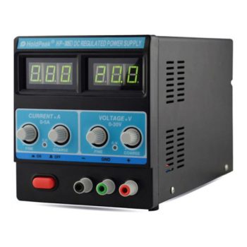   HOLDPEAK 303D Stabilizált laboratóriumi tápegység 0-30VDC, 0-3A