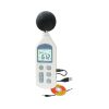   1356 professzionális digitális zajszintmérő, USB, dBA/dBC frekvenciasúlyozás, 30-130 dB, bargraph kijelző - Holdpeak