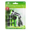 Öntözőpisztoly szett - 8 féle szórás - 1/2" - gumírozott - 5 részes