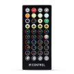 Smart szolár fényfüzér Bluetooth vezérléssel, 25 LED, 13,6 m, állítható fehér fény