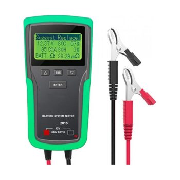  HOLDPEAK 2015 Autó akkumulátortesztelő, 6 V /12 V akkumulátorhoz, LCD, csipesz