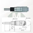 Mitutoyo 148-104-10 beépíthető mikrométerfej 0-13 mm, 0,01 mm, sima szárral