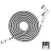   Bradas SECRET HOSE nyújtható locsolótömlő szett 8–24 m, locsolópisztollyal – szürke WSCH824GY