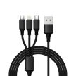 Izoxis 4 x USB fali töltő + kábel