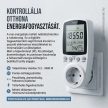 Digitális fogyasztásmérő dugalj költségszámítással