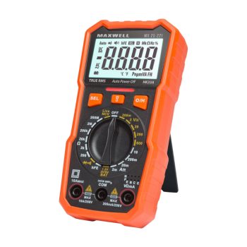   Maxwell MX-25221 digitális multiméter, elem teszter + munkalámpa funkció