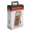 Maxwell MX-25221 digitális multiméter, elem teszter + munkalámpa funkció