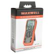 Maxwell MX-25313 digitális multiméter - automatikus méréshatár + hőmérsékletmérés	