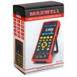 Maxwell 25360 kézi oszcilloszkóp - akkumulátoros - 3.5" színes LCD - AC/DC, 400V, 40MHz, 2 csatorna, 8K/4K