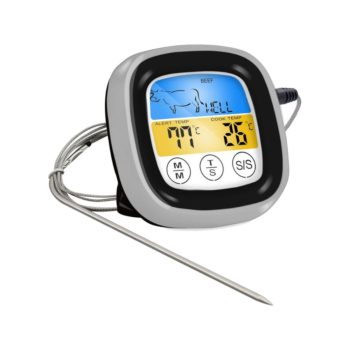   Digitális maghőmérő és ételhőmérő grillhez, húsokhoz -50°C - +300°C