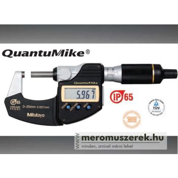   Mitutoyo Digimatic QuantuMike mikrométer IP65 0-25mm (293-140)