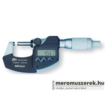   Mitutoyo Digimatic digitális metrikus racsnis dobbal mikrométer 0-25mm (293-244-30)