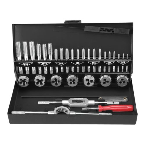 Extol Premium menetfúró - menetmetsző készlet M3-M12 32db