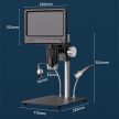 Digitális mikroszkóp 1200x 12MP 8LED USB 7" IPS LCD 331-A