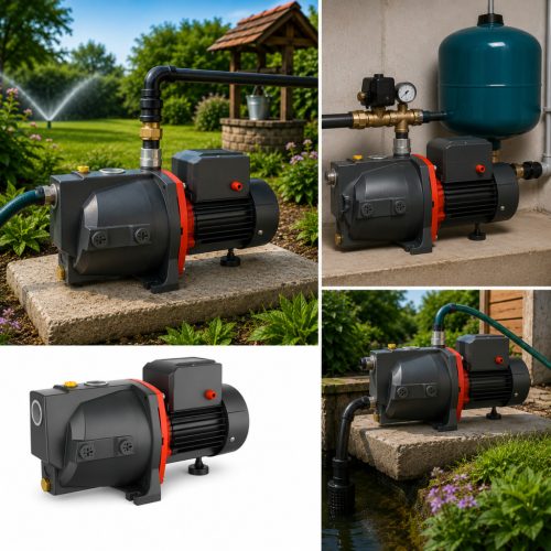 LEO XJWm/10M 90/46 önfelszívó JET szivattyú, 750 W, 90 l/perc, 46 m emelőmagasság