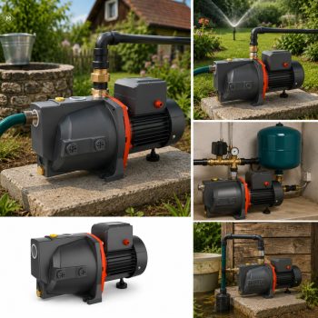   LEO XJWm/3BM 140/60 önfelszívó JET szivattyú, 1500 W, 140 l/perc, 60 m emelőmagasság