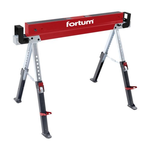 Fortum asztalosbak-fűrészbak állítható és összecsukható 615 - 820 mm, max. 590 kg