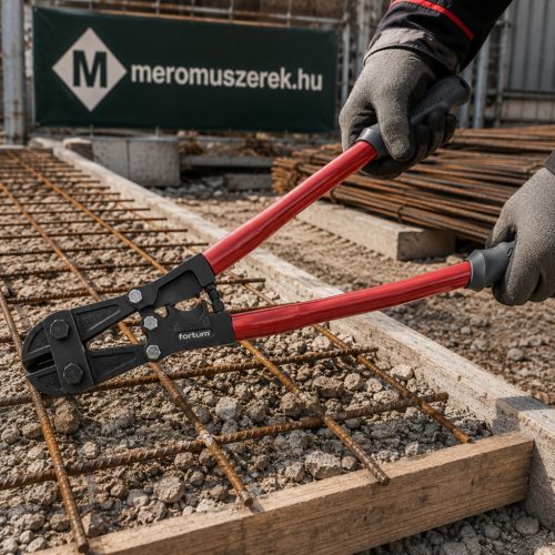 Fortum 600 mm csapszegvágó, sodronyvágó és kábelvágó 61CrV4 pofával