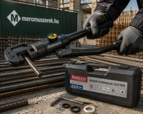 Fortum 4900172 hidraulikus betonacél vágó, 4–16 mm, 60 kN, CrMoV pofa