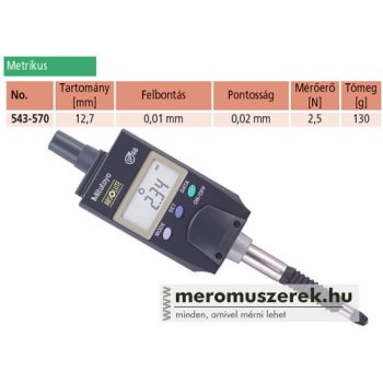   Mitutoyo ABSOLUTE Digimatic ID-N mérőóra 0-12,7mm (543-570)