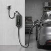   Hordozható elektromos autó töltő Type2, 5 m, 3,5 kW, 16 A, állítható EVSE töltő MNC