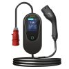   Hordozható elektromos autó töltő Type2, 5 m, 11 kW, 3×16 A, állítható EVSE töltő táskával MNC